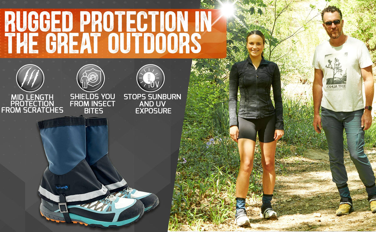 Pike Trail Mid Length Gaiters Small/Medium Adjustable Fit
