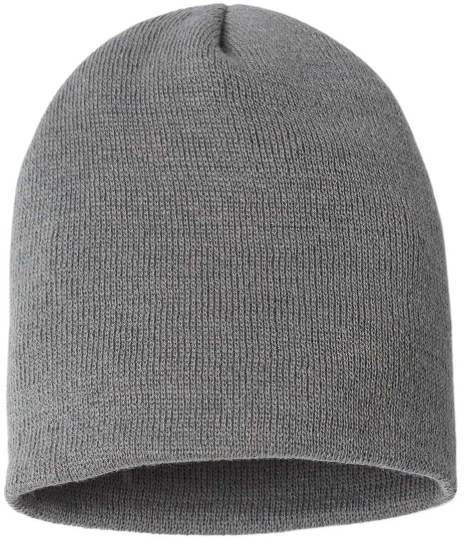Cap America SKN28 USA-Made Sustainable Beanie - Gray - HIT a Double - 1