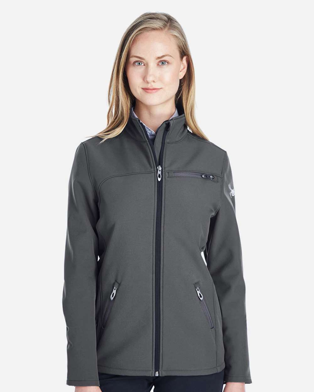 Spyder 187337 Women's Transport Soft Shell Jacket - Polar White