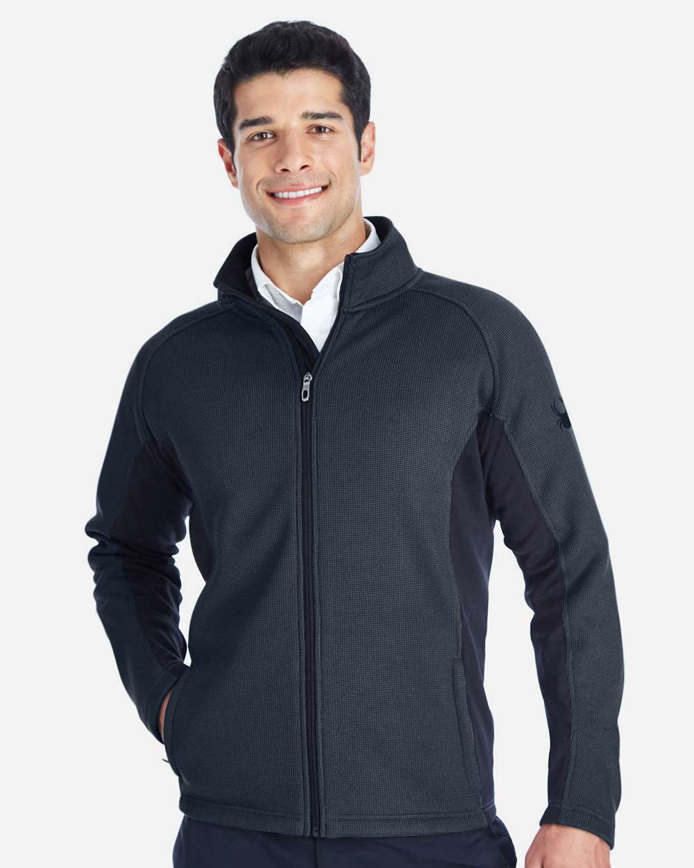 Spyder 187330 Constant Full-Zip Sweater Fleece Jacket - Frontier Black