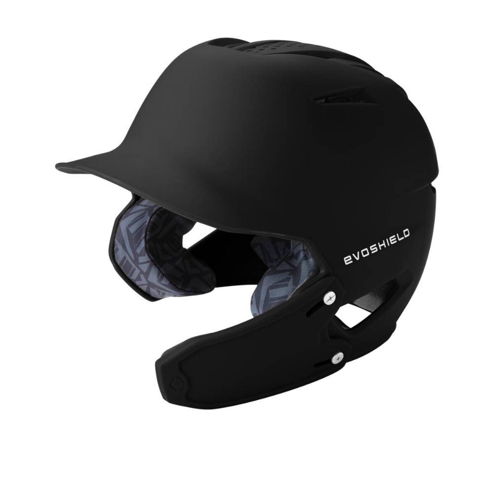 EvoShield XVT 2.0 HLMT Matte Batting Helmet with Face Shield WBR00012001 -  Black - HIT a Double - 1