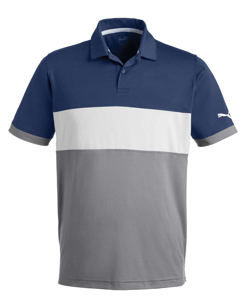 Puma Golf 538930 Cloudspun Highway Polo - Navy Blazer Quiet Shade