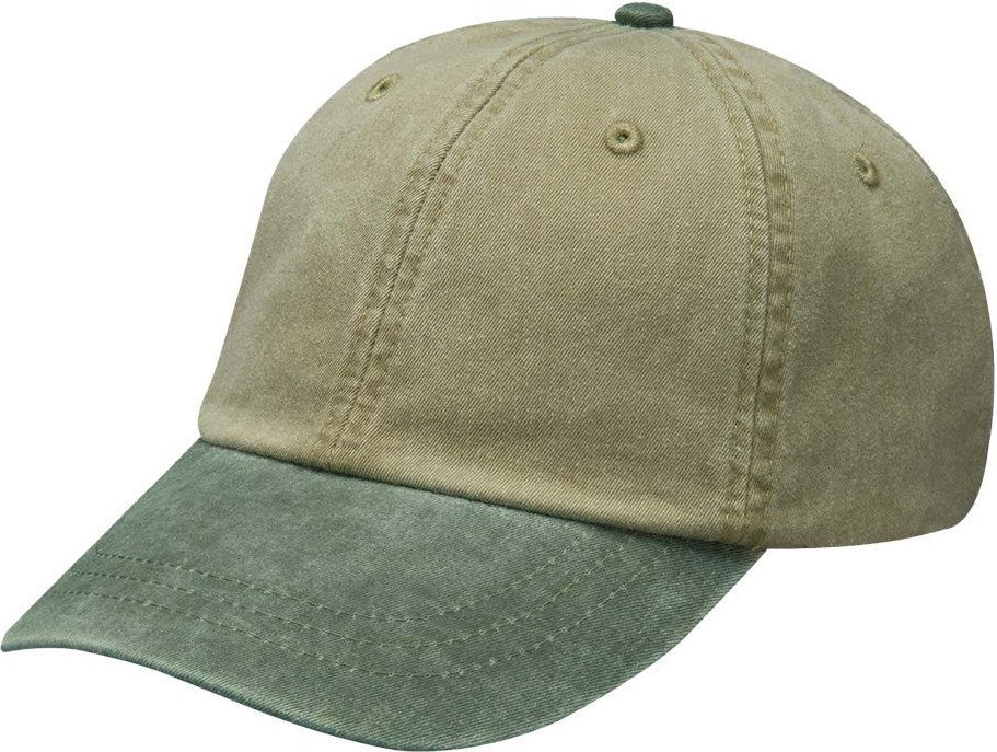 Adams Headwear LP101 Optimum Pigment-Dyed Cap - Khaki Spruce Green