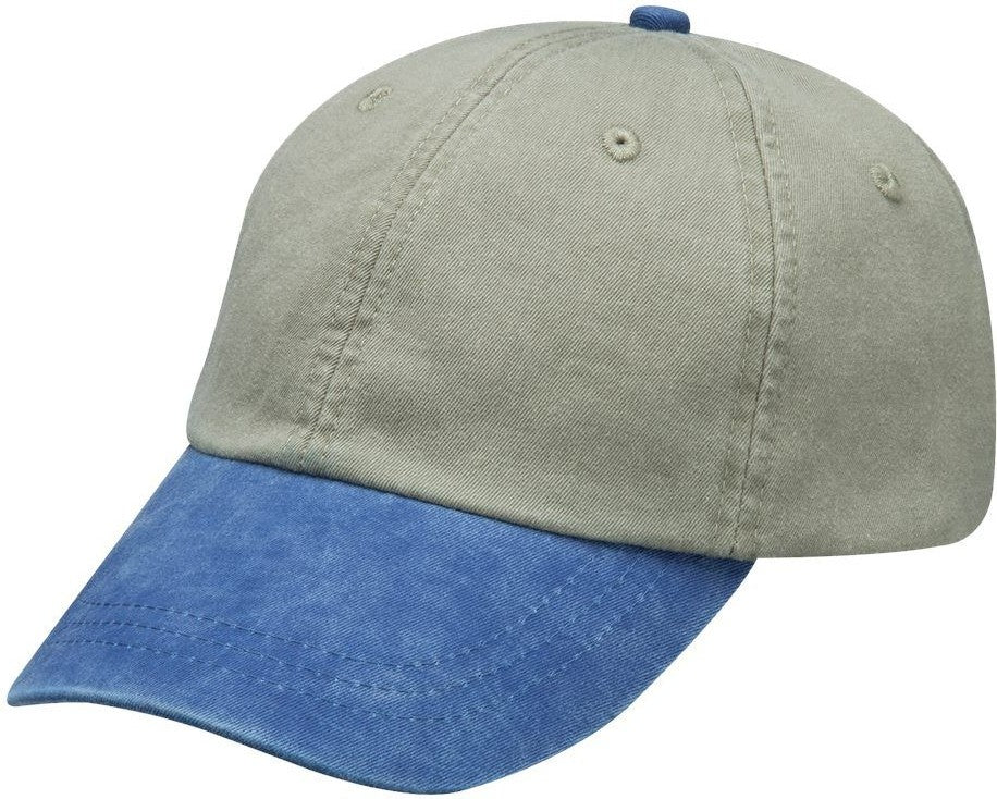 Adams Headwear LP101 Optimum Pigment-Dyed Cap - Stone Royal