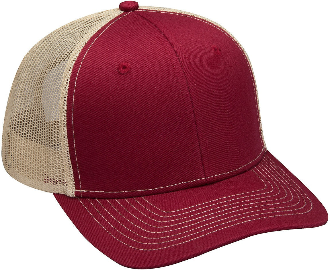 Adams Headwear PV112 Epic Cap - Burgundy Khaki
