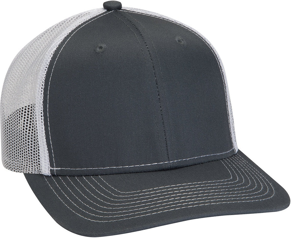 Adams Headwear PV112 Epic Cap - Charcoal White