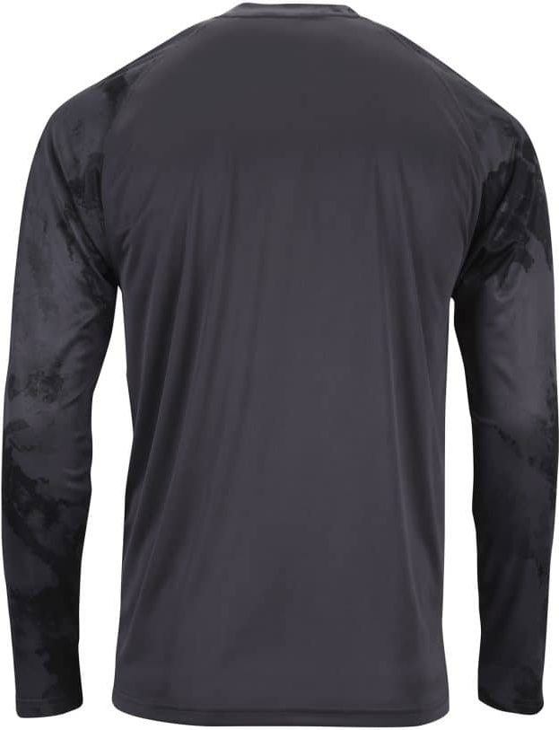 Paragon 228 Cabo Long Sleeve Watermark Print Tee - Graphite