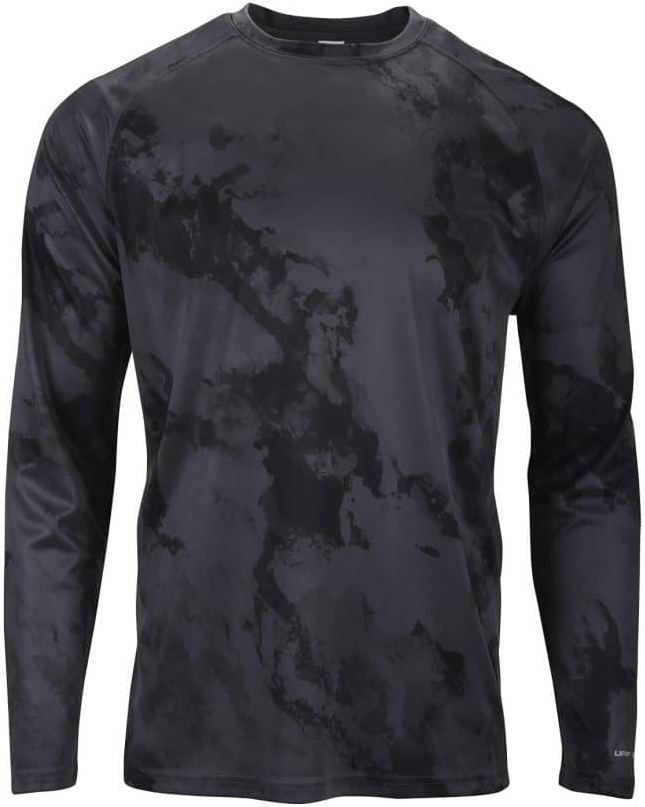 Paragon 228 Cabo Long Sleeve Watermark Print Tee - Graphite