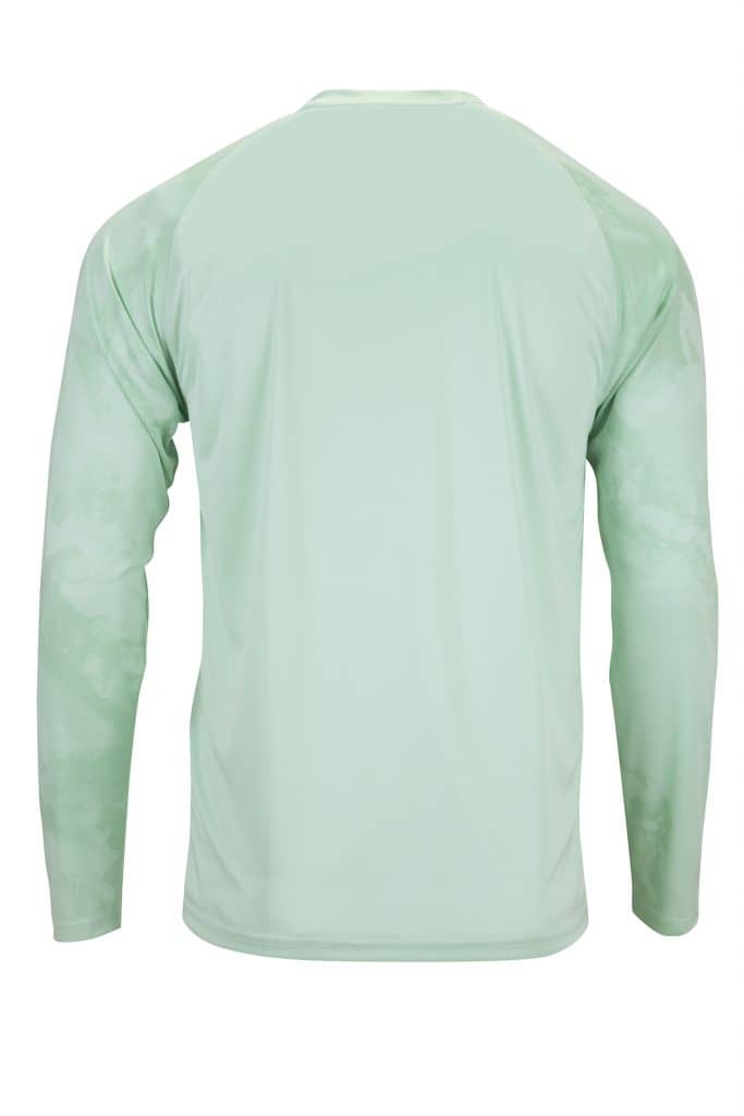 Paragon 228 Cabo Long Sleeve Watermark Print Tee - Mint Green