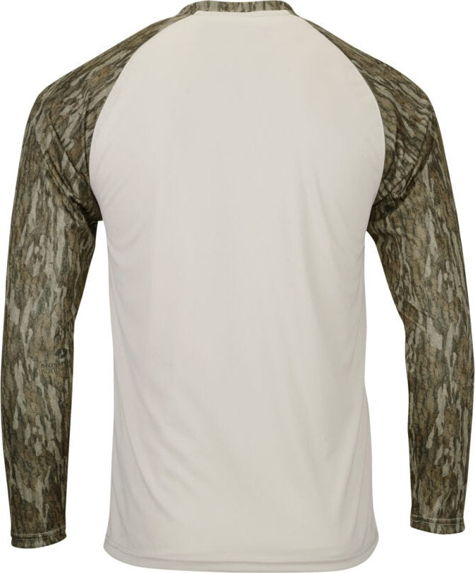 Paragon 236 Jackson Mossy Oak Sublimated Sleeve Tee - Sand Mossy Oak Bottomland