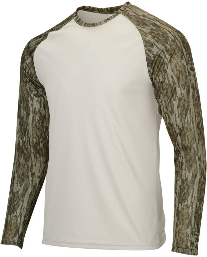Paragon 236 Jackson Mossy Oak Sublimated Sleeve Tee - Sand Mossy Oak Bottomland