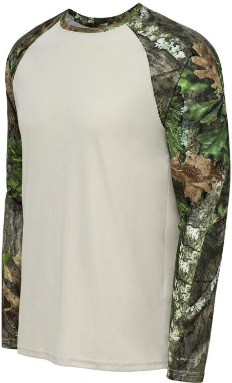 Paragon 236 Jackson Mossy Oak Sublimated Sleeve Tee - Sand Mossy Oak Obsession
