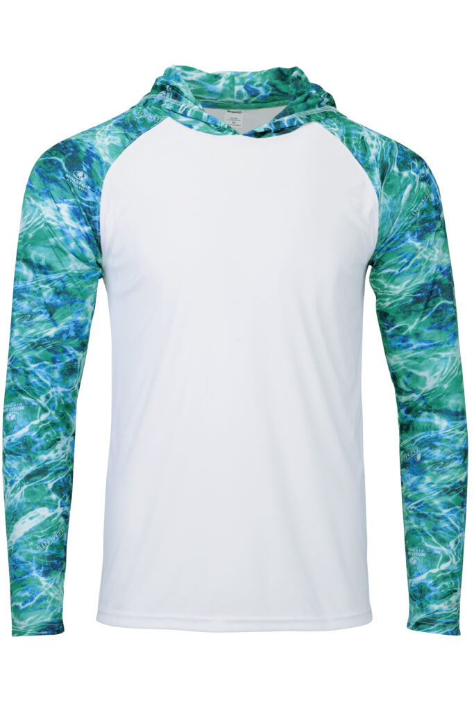 Paragon 241 Biloxi Sublimated Sleeve Hoodie - Seafoam