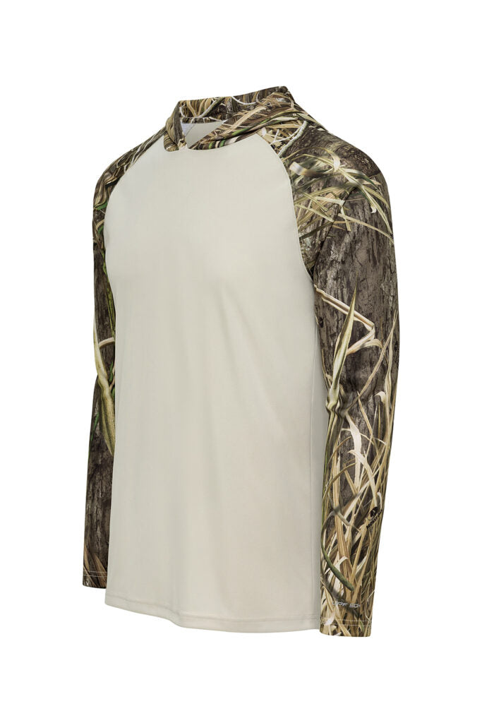 Paragon 241 Biloxi Sublimated Sleeve Hoodie - Mossy Oak Shadow Grass Habitat