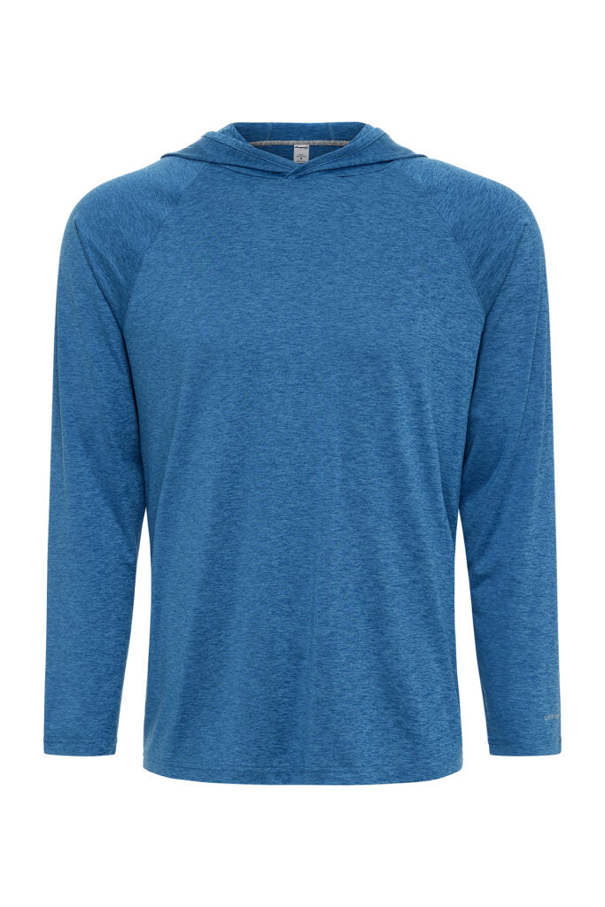 Paragon 249 Highlands Long Sleeve Hooded Tee - Sky Blue