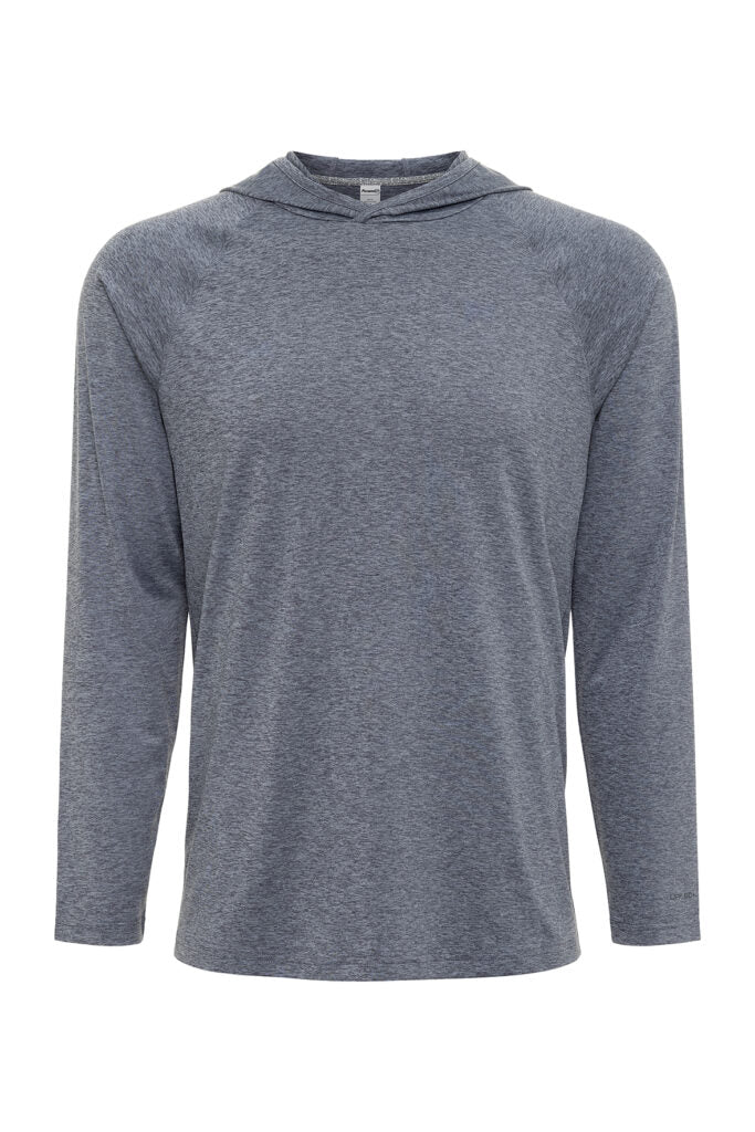 Paragon 249 Highlands Long Sleeve Hooded Tee - Steel Gray