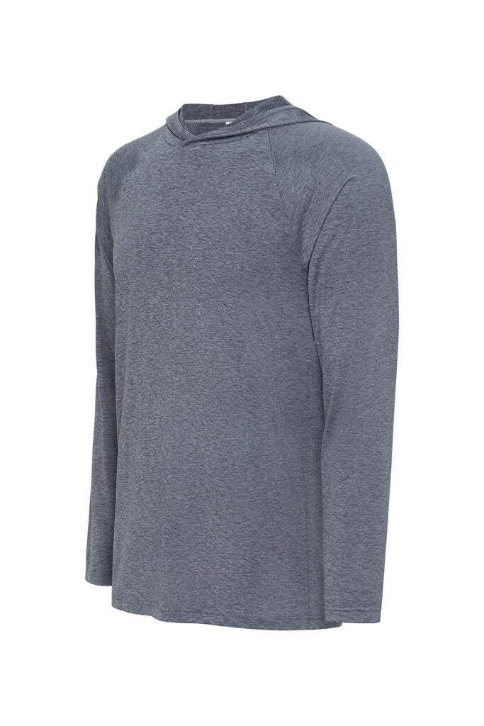 Paragon 249 Highlands Long Sleeve Hooded Tee - Steel Gray