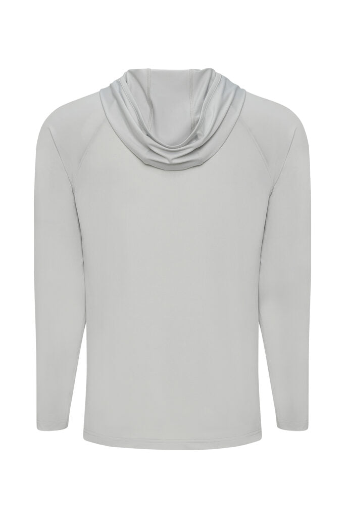 Paragon 254 Siesta Long Sleeve Hooded Tee - Aluminum