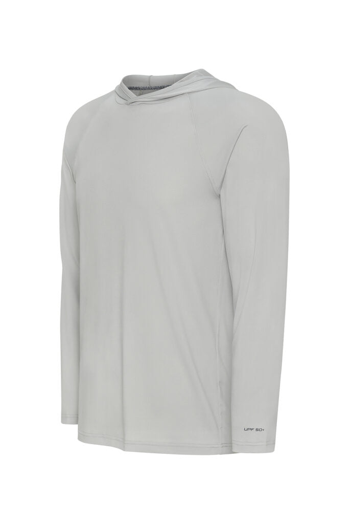 Paragon 254 Siesta Long Sleeve Hooded Tee - Aluminum