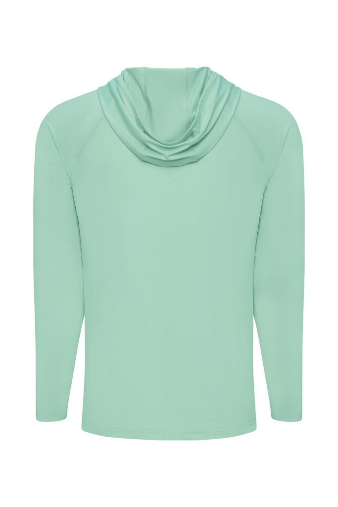 Paragon 254 Siesta Long Sleeve Hooded Tee - Mint Green