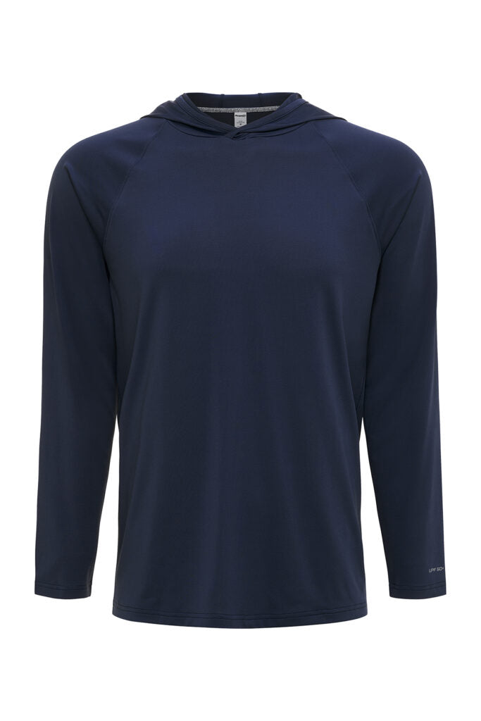 Paragon 254 Siesta Long Sleeve Hooded Tee - Navy