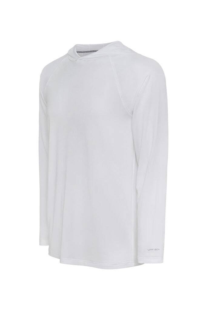 Paragon 254 Siesta Long Sleeve Hooded Tee - White