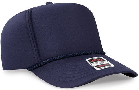 Otto 394-1 OTTO CAP 5 Panel High Crown Full Foam Cap - Navy - HIT a Double - 1