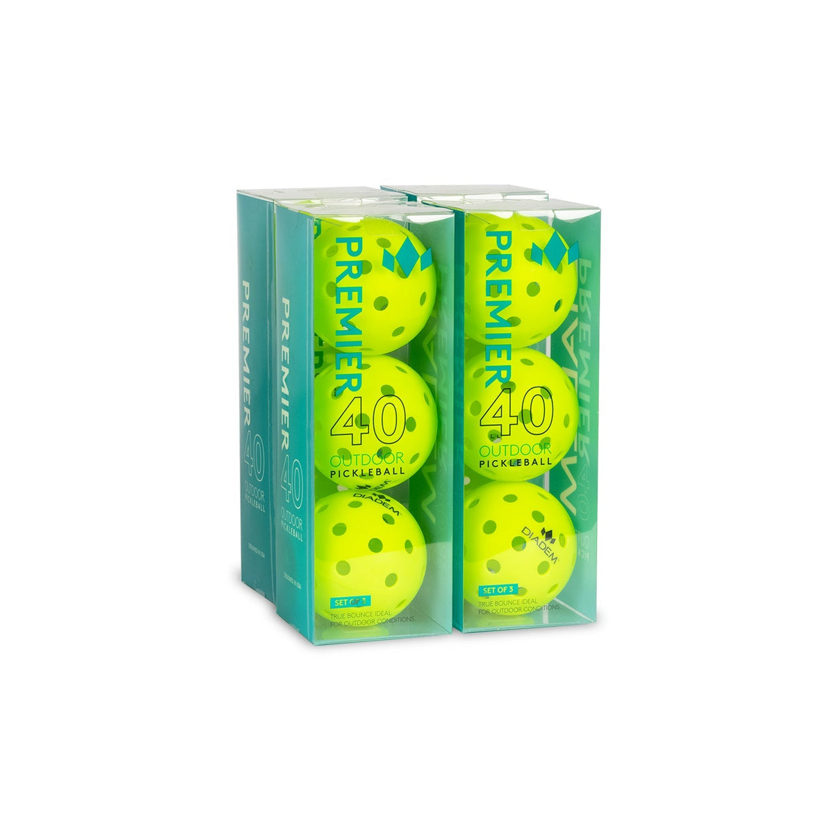 Premier 40 Outdoor Pickleballs Pickleballs