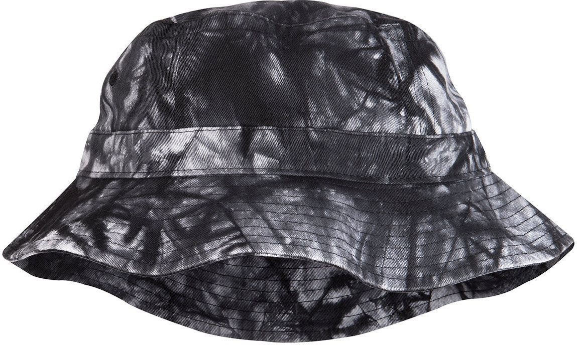 Adams Headwear VA101 Vacationer Bucket Hat - Black Tie Dye
