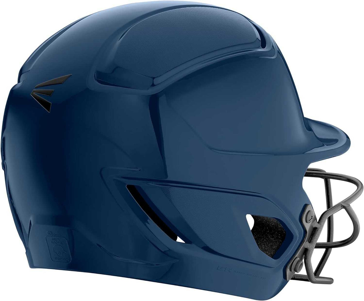 Easton Alpha 3.0 Solid Helmet with Softball Facemask ALPBSB3 - Navy - HIT a Double - 2