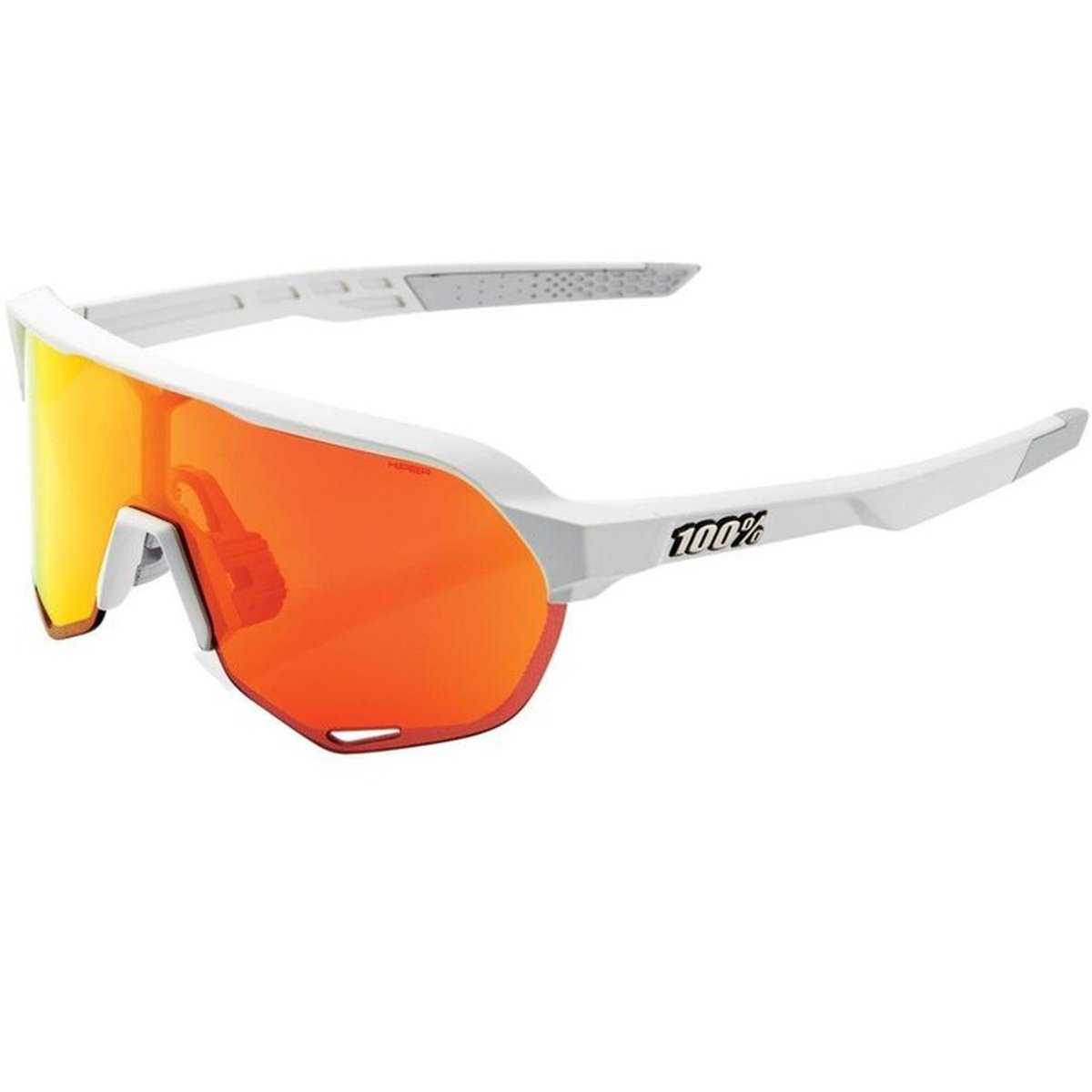 100% 60006-00007 S2 Soft Tact Off White with HiPER Red Multilayer Mirror Lens - HIT a Double - 1