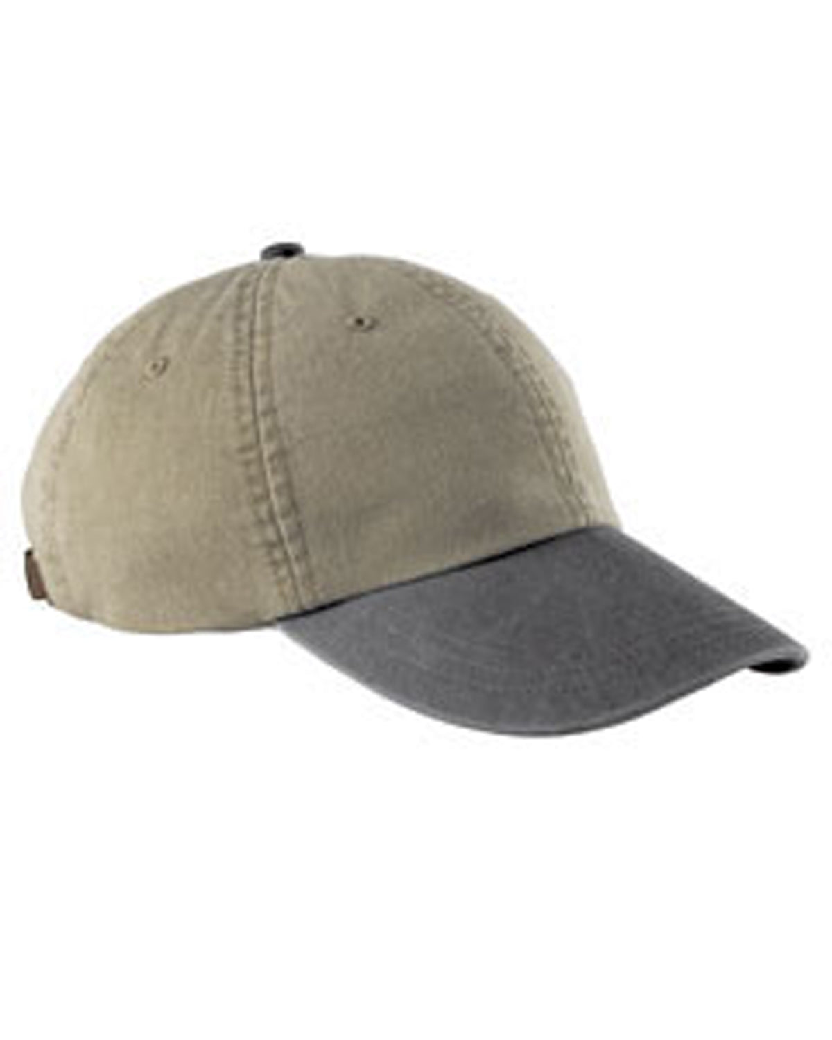 Adams Headwear LP101 Optimum Pigment-Dyed Cap - Khaki Charcoal
