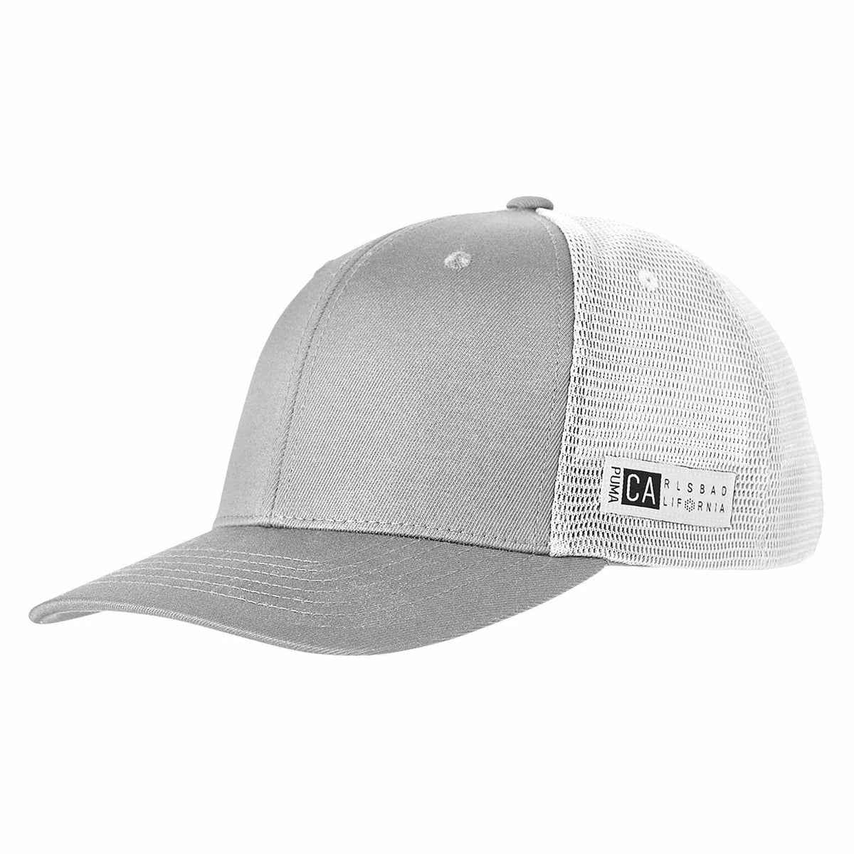 Puma Golf 22675 110 Snapback Trucker Cap - Quarry Bright White