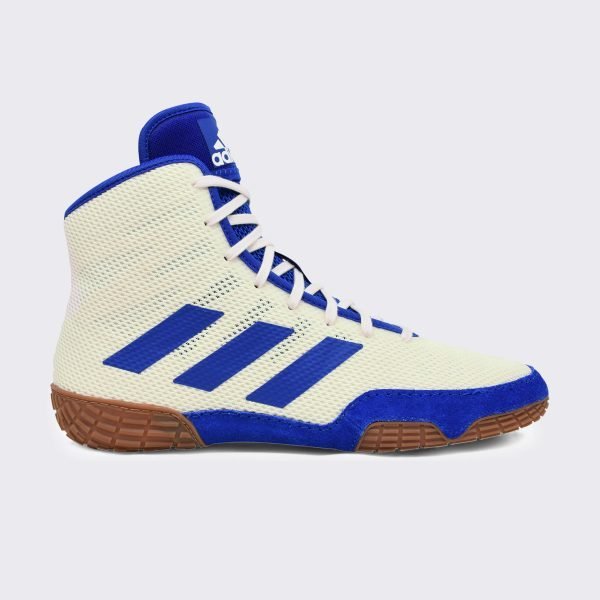 Adidas 230 Tech Fall 2.0 Wrestling Shoes  - White Royal - HIT a Double - 1