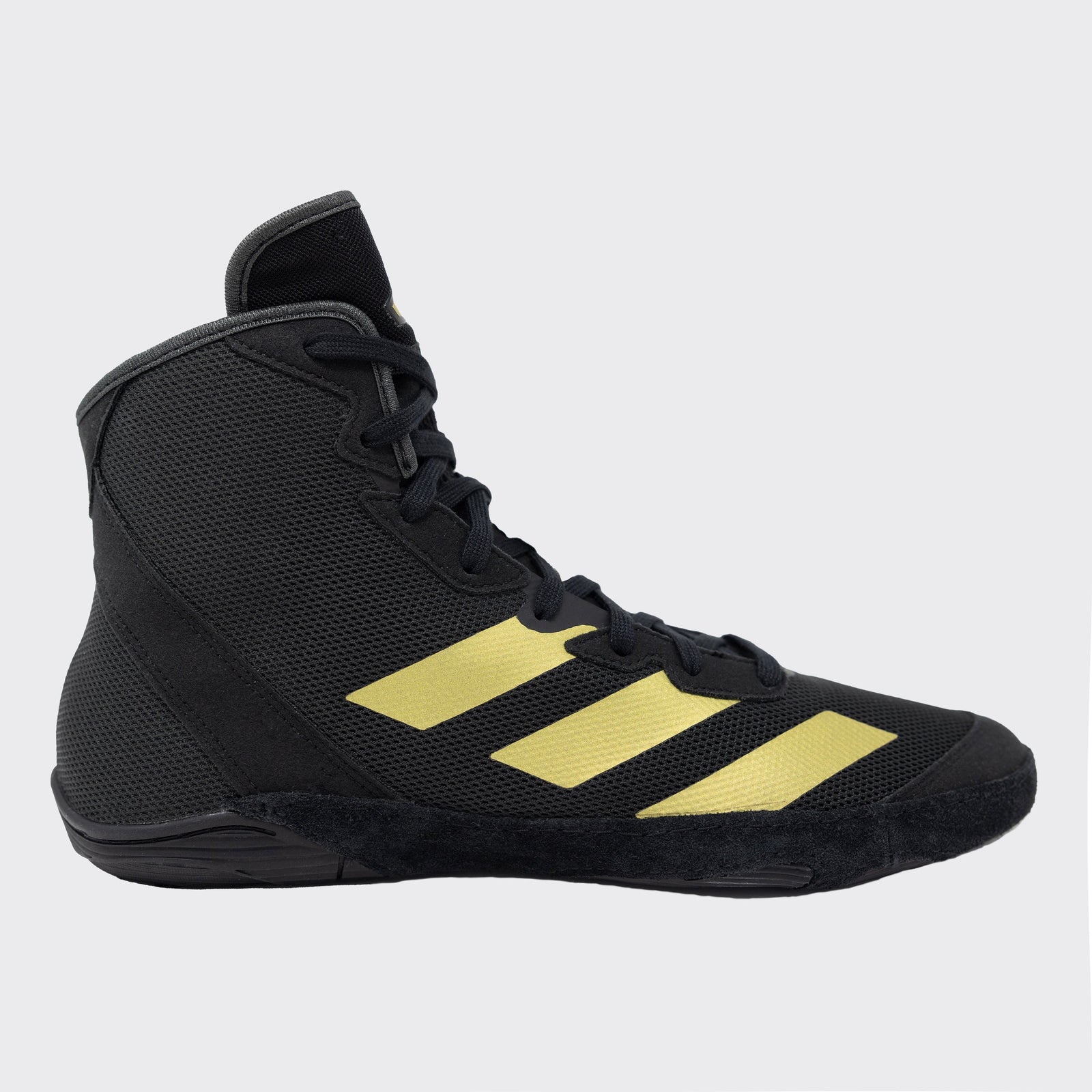Adidas 233 Adizero Wrestling Shoes  - Black Metallic Gold - HIT a Double - 1