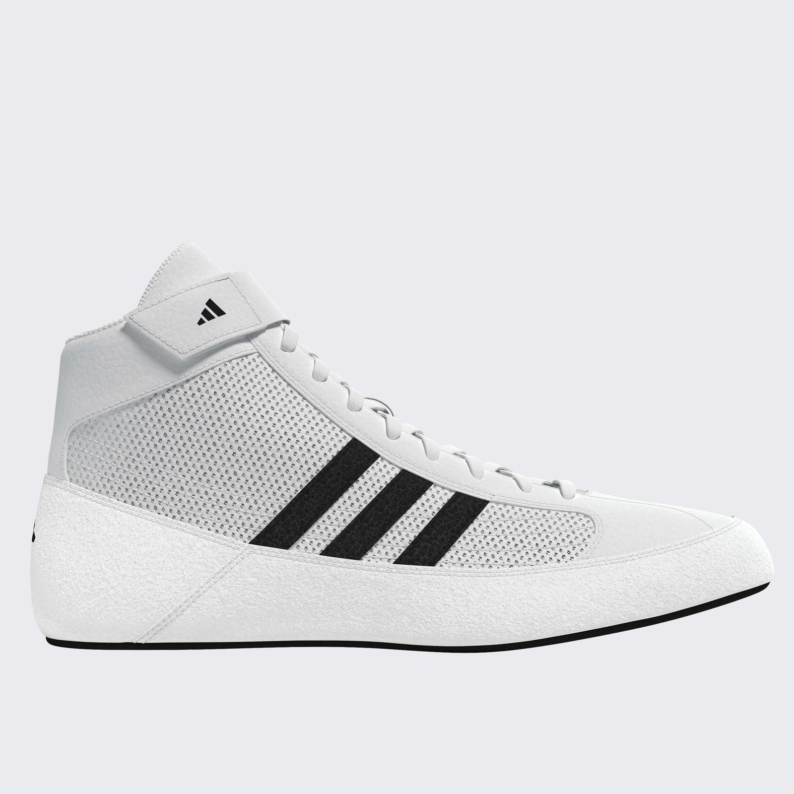 Adidas 221 HVC 2 Wrestling Shoes  - White Black - HIT a Double - 1
