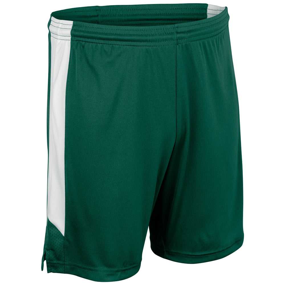 Champro BBS32 Dagger Men's and Youth Basketball Short - Forest GreenWhite - HIT a Double - 1
