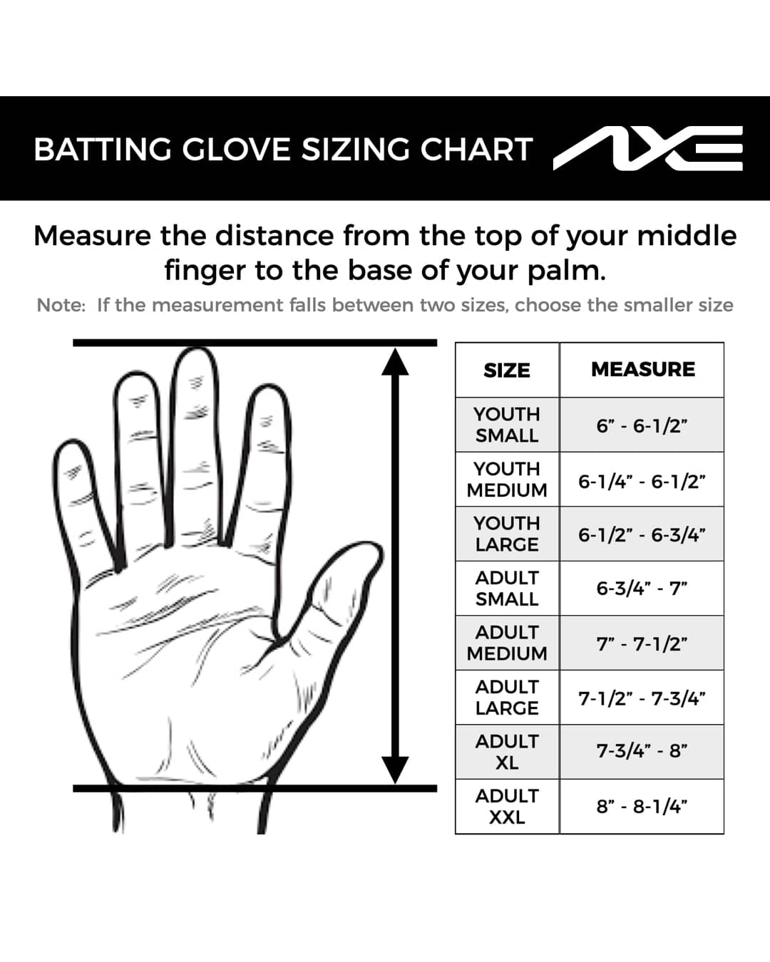 Axe Pro-Fit Batting Gloves