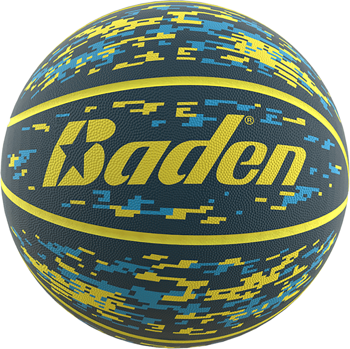 Baden Digital Camo Rubber Basketball