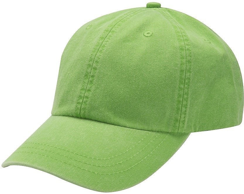 Adams Headwear LP101 Optimum Pigment-Dyed Cap - Neon Green