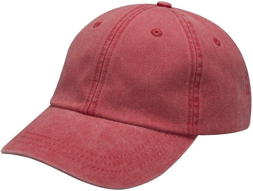 Adams Headwear LP101 Optimum Pigment-Dyed Cap - Red