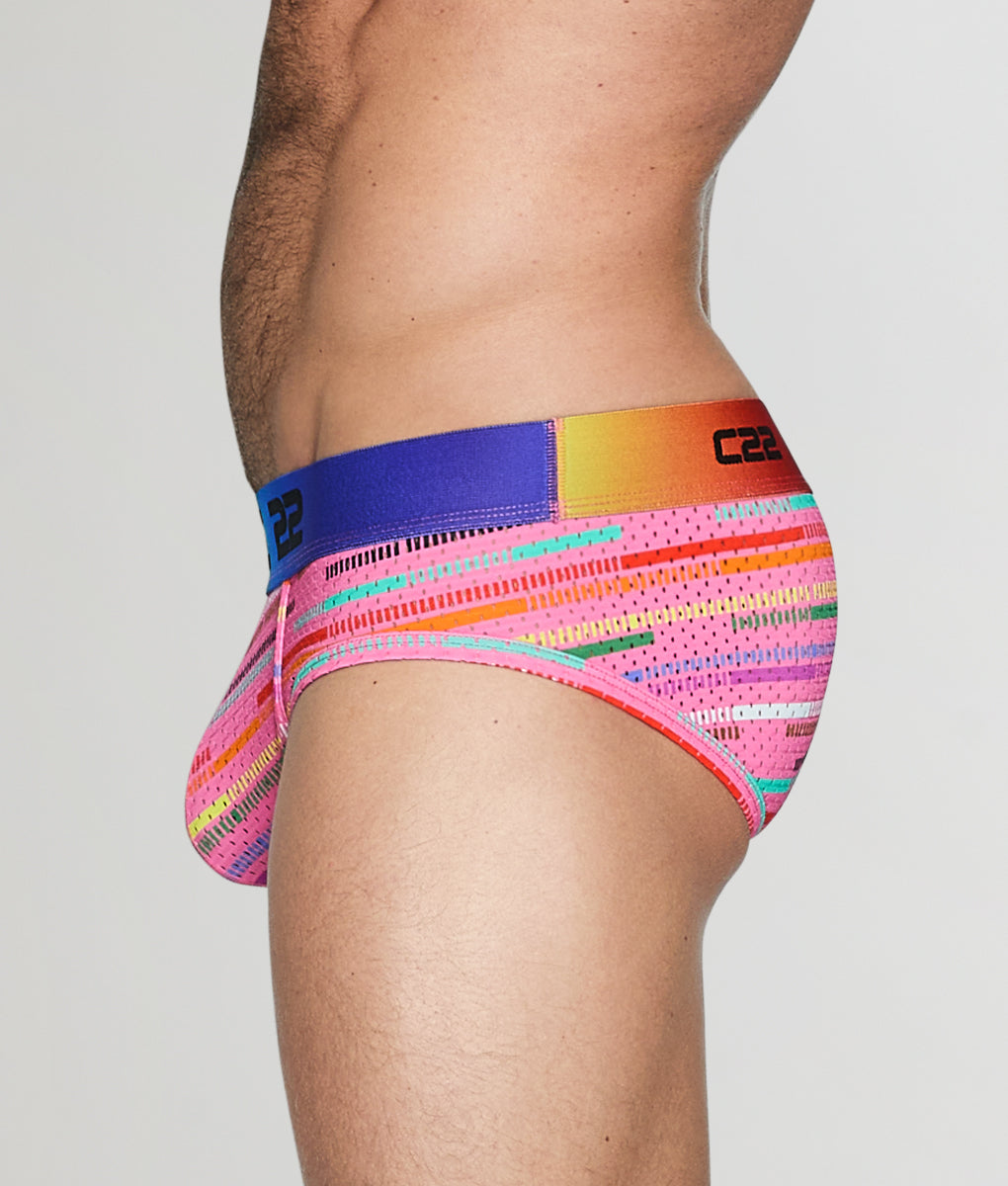 CODE 22 Pride Mesh Brief