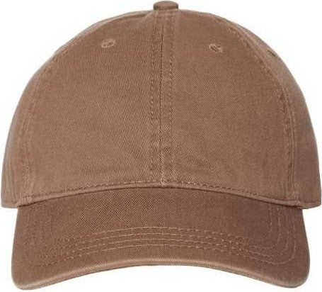 Cap America i1002 Relaxed Golf Dad Hat - Brown - HIT a Double - 1