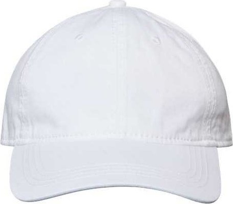 Cap America i1002 Relaxed Golf Dad Hat - White - HIT a Double - 1
