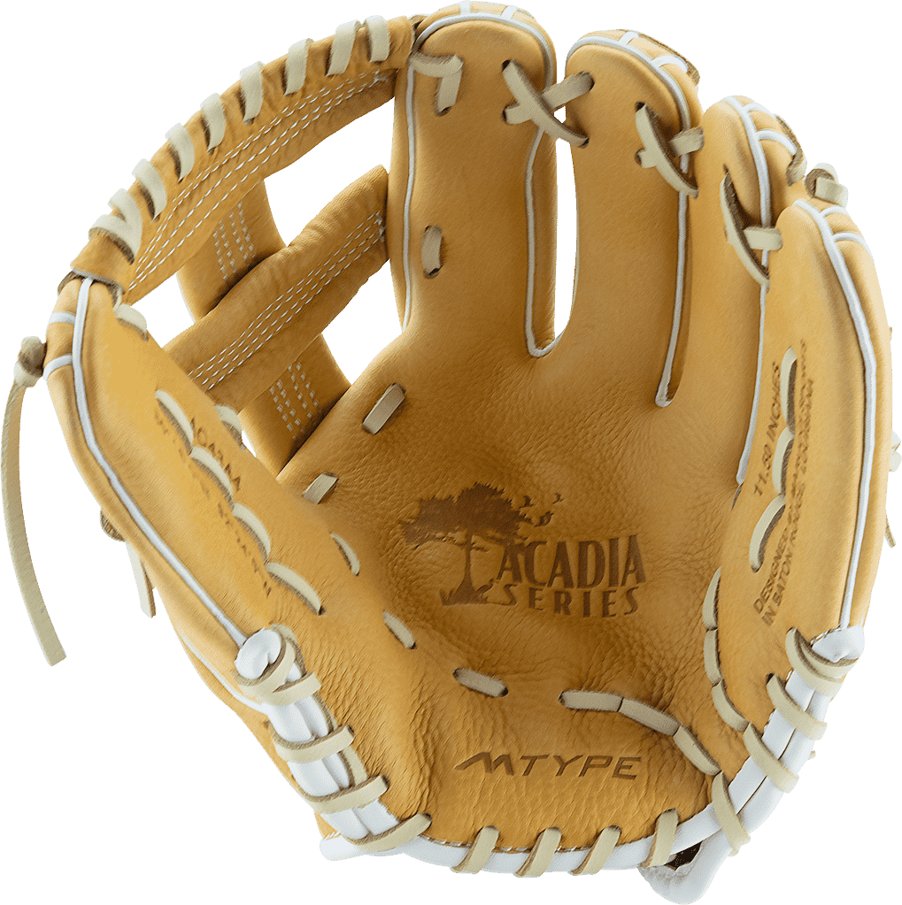 Marucci Acadia M Type V2 Fastpitch 11.50" Infield Pitcher Glove MFG2AC43A4 - Camel White - HIT a Double - 1