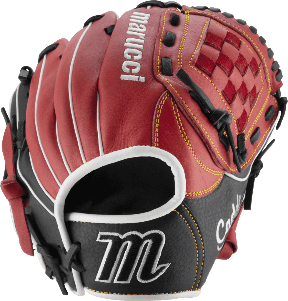 Marucci Caddo V2 Youth 10.00" Utility Glove MFG2CD1000 - Red Black - HIT a Double - 1