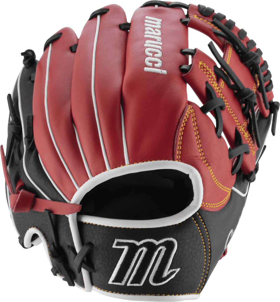 Marucci Caddo V2 Youth 11.50" Utility Glove MFG2CD1150 - Red Black - HIT a Double - 1
