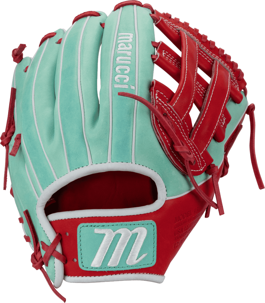 Marucci Capitol M Type 45A3 12.00" Infield Glove MFG2CP45A3 - Mint Red - HIT a Double - 1