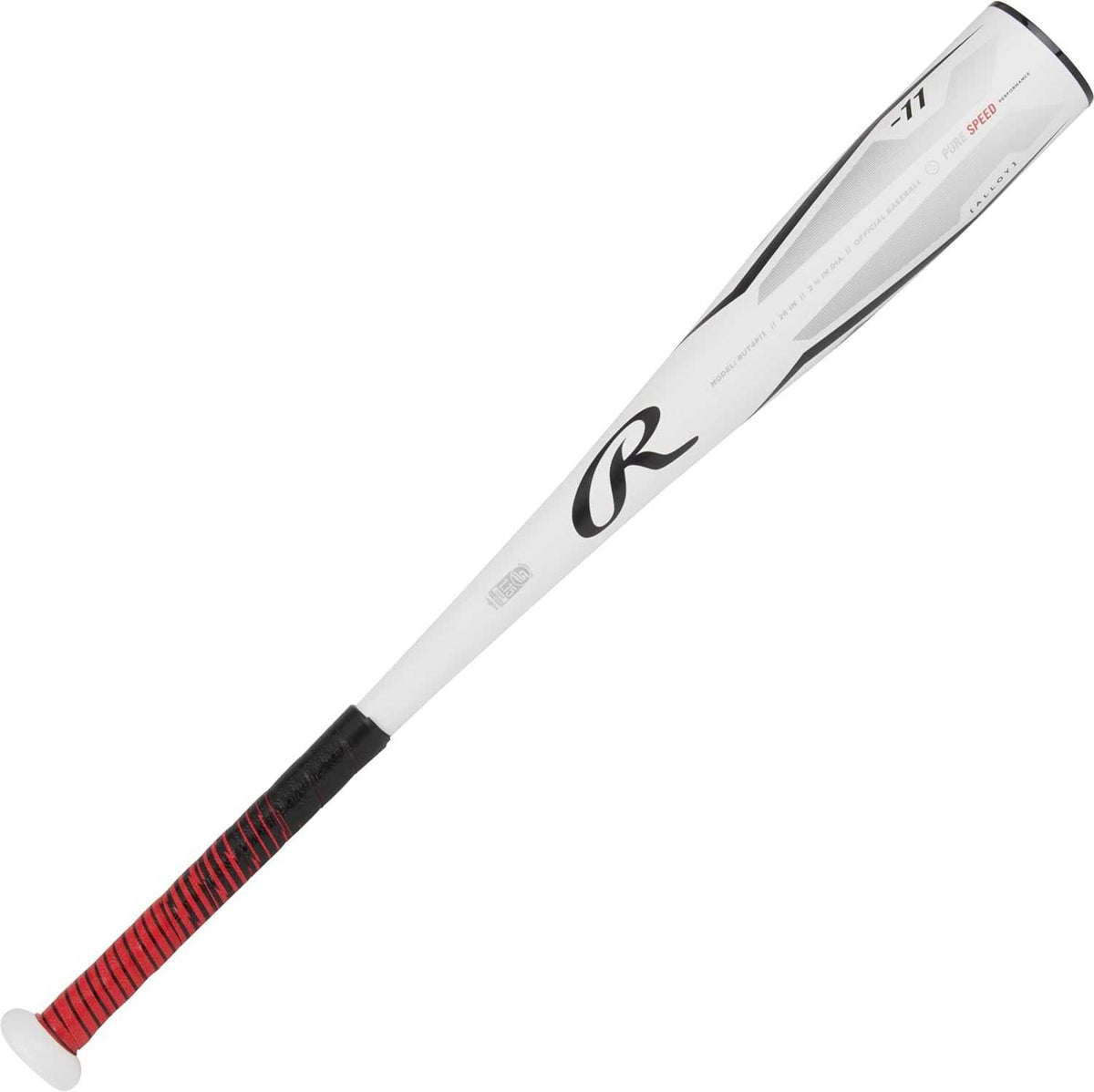 Rawlings 2024 Peak -11 2 5/8&quot; Coach Pitch Bat - Red White - HIT a Double - 4