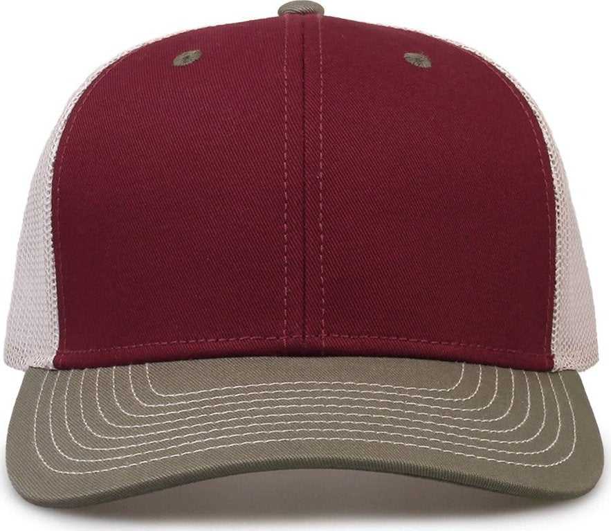 The Game GB452E Everyday Trucker Cap - Cinnamon Olive Stone - HIT a Double - 2